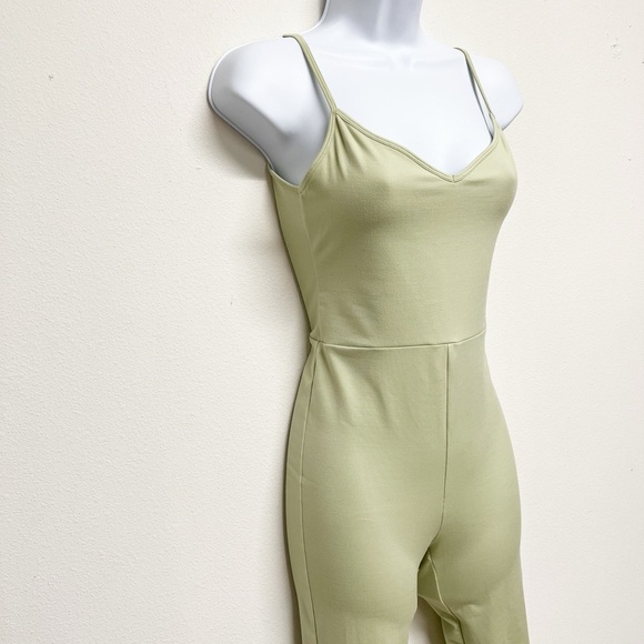 Reformation Womens Limon Green Emmy One Piece Ecostretch Jumpsuit Size XS - Picture 3 of 7